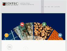 Tablet Screenshot of editec.cl