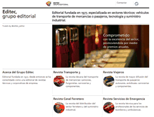 Tablet Screenshot of editec.es